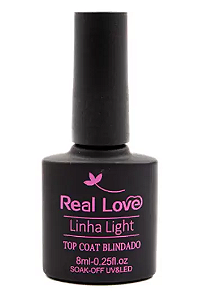 Top Coat Blindado Linha Light 8ml - Real Love