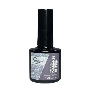 Esmalte em Gel Diamante Glitter D02 - Loveyes