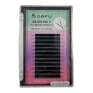 Cílios Y Volume Brasileiro 0.07D Mix - Dafu