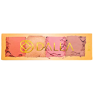 Paleta de Blush, Iluminador e Contorno Nude - Dalla