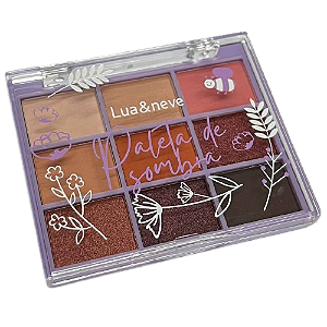 Paleta de Sombras 9 Cores - Lua e Neve