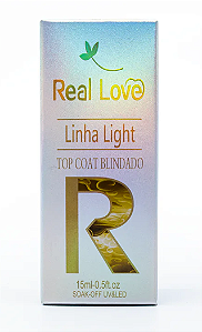 Top Coat Blindado Linha Light 15ml - Real Love