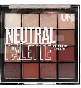 Paleta de Sombras Neutral - Uni Makeup