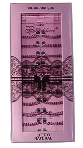 10 Pares de Cílios Postiços Efeito Natural 747S - Real Love