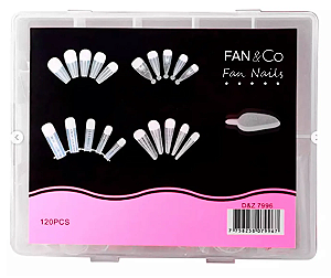 Kit de Molde F1 com 4 Modelos - FN Fan Nails