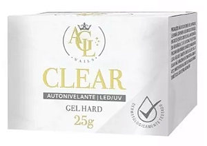 Gel Hard Autonivelante Clear 25g - AGL Nails