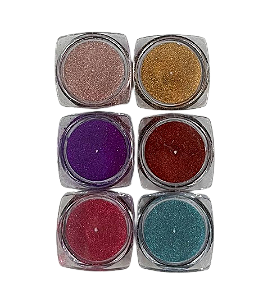 Glitter Fino com 6 Unidades - Dafu