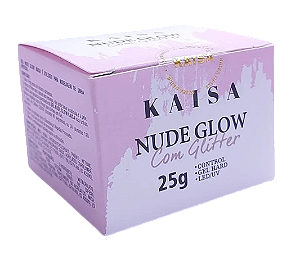 Gel Nude Glow com Glitter 25g - Kaisa