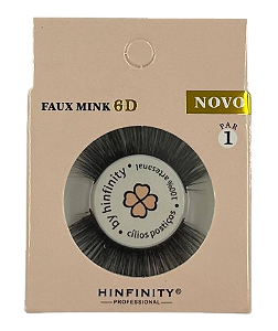 1 Par de Cílios Postiços 6D New 041 - Hinfinity