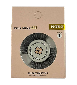 1 Par de Cílios Postiços 6D New 045 - Hinfinity