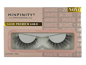 1 Par de Cílios Postiços Premium Gold FM003 - Hinfinity