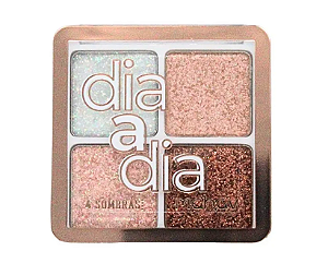 Paleta de Sombra 4 Cores Dia a Dia 01 - Mahav