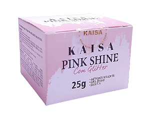 Gel Pink Shine com Glitter 25g - Kaisa