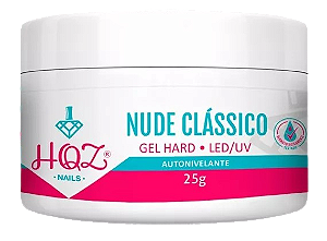 Gel Hard Autonivalente Nude Clássico 25g - HQZ Nails