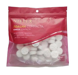 Toalha Compacta com 50 Unidades - NTFlex