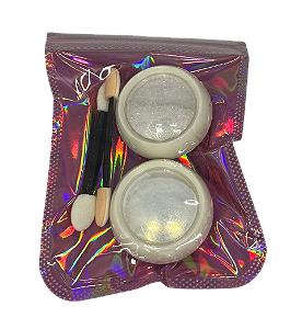 Kit de Pó Cromo e Glitter Açúcar Sortido