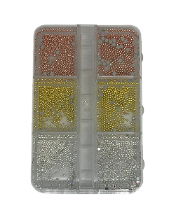 Kit de Caviar com Strass Sortido