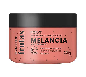Esfoliante Corpo e Rosto Melancia 240g - Porán