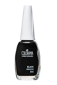 Esmalte Cremoso Black - Colorama
