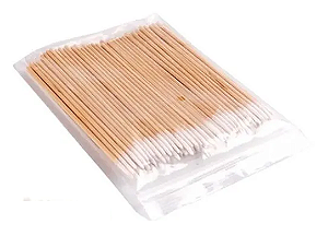 Palito com Algodão para Henna e Micropigmentação GRANDE