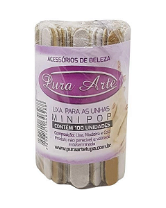 Mini Lixa com 100 Unidades - Pura Arte