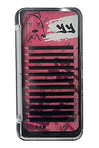 Cílios YY Volume Brasileiro Mix 0.07D - Bad Pink