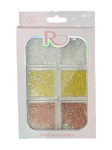 Kit de Caviar com Strass Sortido GOS46 - Real Love