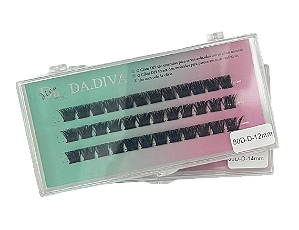 Cílios Tufo sem Nó 80D-D - Da Diva