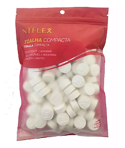 Toalha Compacta com 25 Unidades - NTFlex