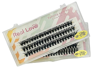 Cílios Tufo sem Nó 40P 0.10D - Real Love