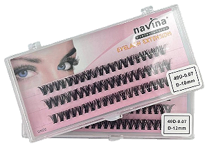 Cílios Tufo sem Nó 40P 0.07D UNIDADE - NAVINA