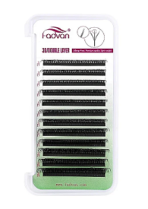 Cílios W Volume Egipcio 3D DUPLO 0.07D Unitário 8mm - Fadvan