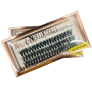 Cílios Tufo sem Nó 6D Mink 50P 0.07D UNIDADE (HM-0073) - New Show