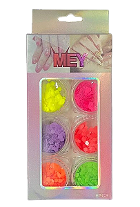 Glitter Bolinha Neon - MEY