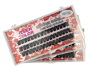 Caixa de Cílios Tufo sem Nó 100P 0.07D - Hêlen Color