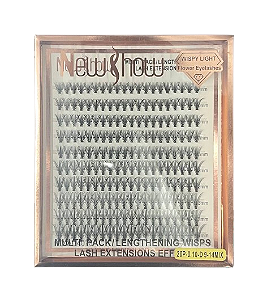 Cartela de Cílios Tufo sem Nó 20P 0.10D Mix - New Show