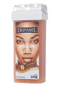 Cera Depilatória Roll-on Pele Negra Óleo de Argan - Depimiel