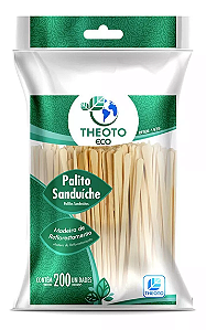 Palito Sanduíche com 200 Unidades - Theoto
