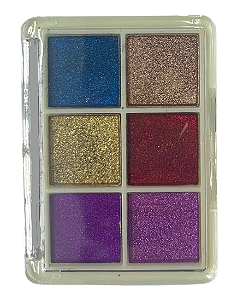 Kit Pó Cromo Compacto com 6 Unidades #03 - Dafu