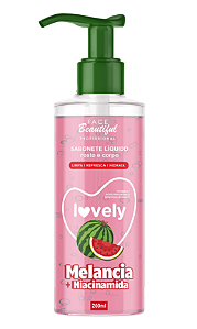 Sabonete Líquido Lovely 200ml Melancia - Face Beautiful