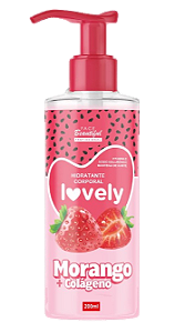 Hidratante Corporal Lovely 200ml Morango - Face Beautiful