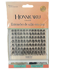 Cartela de Cílios Tufo sem Nó DRAMÁTICO - Honnkaku