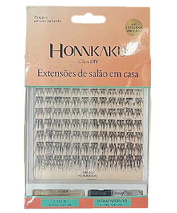 Cartela de Cílios Tufo sem Nó FALSO - Honnkaku