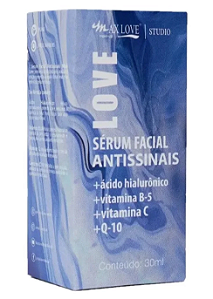 Sérum Facial Vegano Antissinais - Max Love