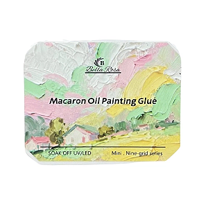 Paleta de Esmalte em Gel MACARON OIL PAINTING - Bella Rosa