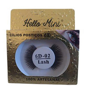 1 Par de Cílios Postiços 6D 02 CL256-2 - Hello Mini