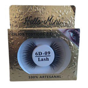 1 Par de Cílios Postiços 6D 09 CL256-9 - Hello Mini
