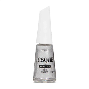 Esmalte Metálico Prata na Lata - Risqué