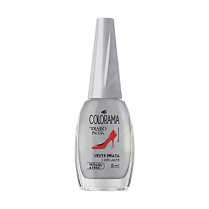 Esmalte Cintilante Veste Prata - Colorama