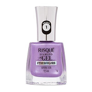 Esmalte Diamond Gel Euforia Lilás - Risqué